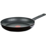 Tefal Tigaie din piatra ceramica TEFAL Resistal C4230632, D28cm, tratament ceramic de suprafata, rezistenta la caldura pana la 175° C, greutate 0,9 Kg, negru, Tefal