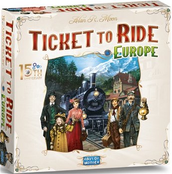 Joc Ticket to Ride - Editie aniversara 15 ani (produs cu ambalaj deteriorat)