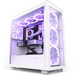 Carcasa NZXT H7 Elite Matte White MiddleTower Fara Sursa CM-H71EW-02
