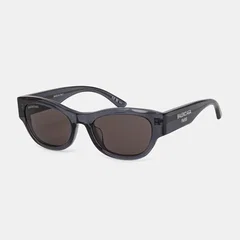 Balenciaga, Ochelari de soare cu lentile uni, Negru, 55-20-145