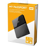Hard disk extern WD My Passport New 3TB Black USB 3.0