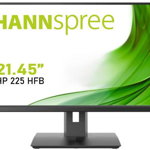 Monitor VA LED Hannspree 21.45" HP225HFB, Full HD (1920 x 1080), VGA, HDMI, Pivot, Boxe (Negru)