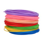 Set 10 rezerve filamente PLA pentru Creion 3D Magic, 1.75mm, multicolor, 50m, Tenq.ro