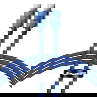 Cablu Baseus CAJY000603 USB-C - USB-C PD 100W 5A 480Mbps 1.2m - albastru, Baseus