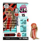 Papusa LOL Surprise J.K. Doll cu 15 accesorii surpriza 570745E7C, Intertoy Zone