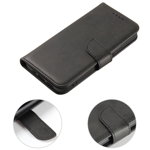 Husa Magnet Wallet Stand compatibila cu Xiaomi Poco C40 Black, OEM