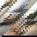 Stativ suport flori Carmel, Acasia, Maro, 30x90x30 cm, FINK