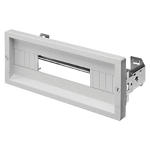 COVERING PANEL WITH WINDOW - FAST AND EASY - 1 modul HIGH - 24 module - GREY RAL 7035, Gewiss
