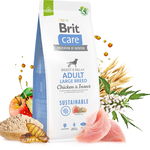 BRIT CARE Sustainable Adult Large Breed, cu Pui şi Insecte, Brit Care