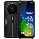 Telefon mobil iHunt Titan P10000 PRO, Procesor MediaTek MT8768 Octa-Core, Ecran IPS 6.75inch, Camera 20 MP, 8 GB RAM, 64 GB ROM, 4G, Android, Dual SIM (Negru), iHunt