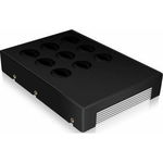 ICYBOX Convertor Icy Box 3,5' pentru HDD 2,5'' SATA, negru + aluminiu, ICYBOX