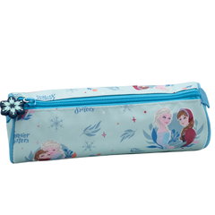 Penar etui 1 fermoar rotund 21x7x7 cm Frozen, Litera