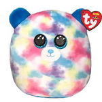 Jucarie de plus TY Squish-a-boos - Hope, urs pastel, 22 cm, Meteor Cee Rom