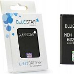 Baterie telefon, Blue Star, Compatibila cu Nokia 6020/5200/5300/3220/5140, 1000m/Ah, Li-Ion, Negru