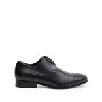 Pantofi eleganti barbati din piele naturala, Leofex - 888 negru, Leofex