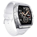 Ceas Smartwatch Neo™ Smart Wear Premium, Alb, Display IPS, Calorii, Puls, Tensiune Arteriala, Saturatie Oxigen Din Sange, Impermeabil
