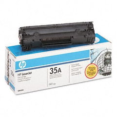 Toner original HP 35A (CB435A), negru Toner original HP 35A (CB435A), negru