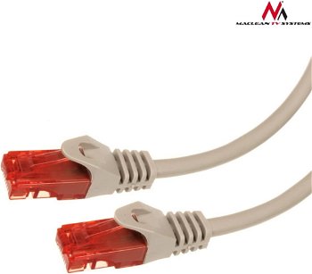 Cablu de retea , Maclean , MCTV/302S UTP cat6 plug plug , 2 m , argintiu, Maclean