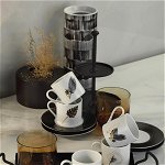 Set cești de cafea, Multicolor, 6x5x6 cm, Kütahya Porselen