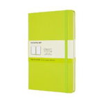 Moleskine Large Plain Hardcover Notebook: Lemon Green