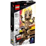 Jucarie 76217 Marvel Super Heroes I Am Groot Construction Toy (Buildable Baby Groot Figure), LEGO