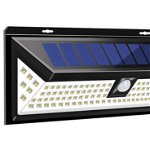 Lampa Solara Exterior 120 LED, senzor miscare, 1200 LM, GAVE