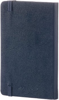 Moleskine Classic Notebook, Pocket, Plain, Sapphire Blue, Hard Cover (3.5 X 5.5), Moleskine (Author)