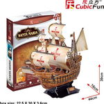 Cubicfun PUZZLE 3D Velier Santa Maria - T4008H, Cubicfun