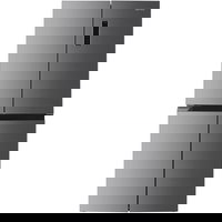 Frigider side by side, Arctic AMD421E4NMT, 421 litri, clasa E, inaltime 180 cm, No Frost, functie Super Freeze, mod Vacanta, compartiment Garden Fresh, rafturi Safety Glass, display LCD, argintiu Frigider side by side, Arctic AMD421E4NMT, 421 litri, clasa E, inaltime 180 cm, No Frost, functie Super Freeze, mod Vacanta, compartiment Garden Fresh, rafturi Safety Glass, display LCD, argintiu