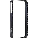 Protectie Spate Swiss Charger Aluframe Ladies SWISSSCP40012 pentru iPhone 4 (Transparent/Negru)