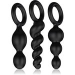 Satisfyer BOOTY CALL set de butt plug-uri Black 3 buc, Satisfyer