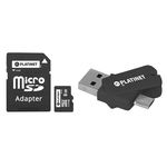 MicroSD CARD 8GB adaptor SD +USB +MICRO PLATINET, Platinet