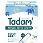 Tampoane BIO hipoalergenice Super(cu aplicator) Tadam, Tadam