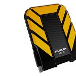 HDD Extern ADATA HD710 1TB, 2.5', USB 3.0, rezistent la apa si socuri, Black/Yellow (AHD710-1TU3-CYL), Ugreen