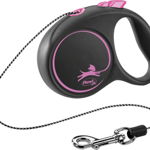 Trixie Lesa Flexi Black Design Snur XS 3 m, 8 kg, Roz, Trixie