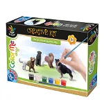 Joc creativ ColorMe Dogs, Set de colorat figurine catei 75659, D-TOYS