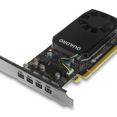 Placa video NVIDIA Quadro P1000, 4GB GDDR5, 128-Bit, 4x Mini DisplayPort, High Profile, NVIDIA Placa video NVIDIA Quadro P1000, 4GB GDDR5, 128-Bit, 4x Mini DisplayPort, High Profile, NVIDIA