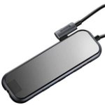 Tip C la 3x USB 3.0 / HDMI 4K / RJ45 / PD pentru MacBook / PC gri, Baseus