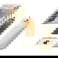 Uscător de Haine Electric 45x25x95cm, cu Încălzire Rapidă, Afișaj Digital și Husă Protectoare Engros,