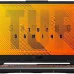 Laptop Gaming ASUS TUF Gaming A15 FA506IU cu procesor AMD Ryzen 7 4800H pana la 4.20 GHz, 15.6", Full HD, 8GB, 512GB SSD, NVIDIA GeForce GTX1660Ti 6GB, Free DOS, Black