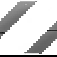 Combina Frigorifica Albatros CNFS411, 295 L, Full No-Frost, Clasa energetica F, 3 Sertare congelator, H 186 cm, Argintiu