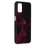 Husa cu spate din sticla Techsuit - Glaze Series - OPPO A52 / A72 / A92 - Red Nebula