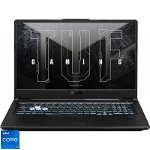 Laptop ASUS Gaming 17.3" TUF F17 FX706HCB, FHD 144Hz, Intel Core i5-11400H, 8GB DDR4, 512GB SSD, GeForce RTX 3050 4GB, No OS, Graphite Black