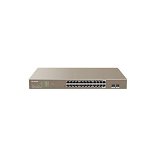 Switch 24 porturi PoE+ Gigabit, 2 porturi SFP Gigabit, Management, 370W, 1U - IP-COM G3326P-24-410W