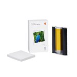 Hartie foto Xiaomi 3" si un cartus cu cerneala pentru imprimanta foto portabila Xiaomi Portable Photo Printer 1S EU, Xiaomi