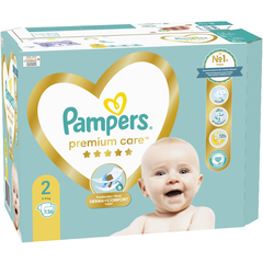 Pampers Scutece Premium Care Mega Box Mărimea 2, 4-8 Kg, 136 Bucăți