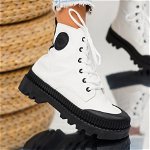 Pantofi Sport, culoare Alb, material Textil - cod: P9025, ABC