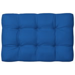 Perna de paleti vidaXL, albastru regal, 120x80x12 cm, material textil, 2.85 kg
