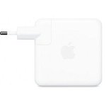 Incarcator Laptop Apple MRW22ZM/A pentru Macbook Pro 13" Retina Touch Bar, 61 W, USB Type-C (Alb)