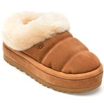 Papuci UGG maro, 1146390, din piele intoarsa, UGG